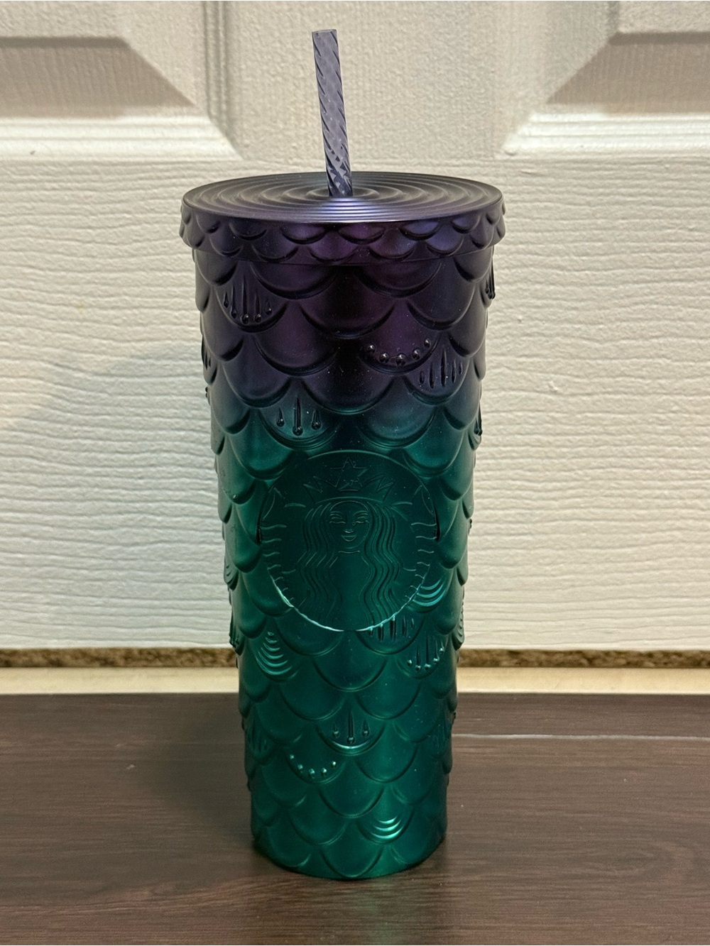 Starbucks Teal Metallic Reusable Tumbler